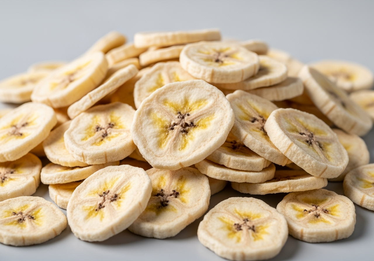 Banana slices (100% Real Fruit) Freeze-Dried