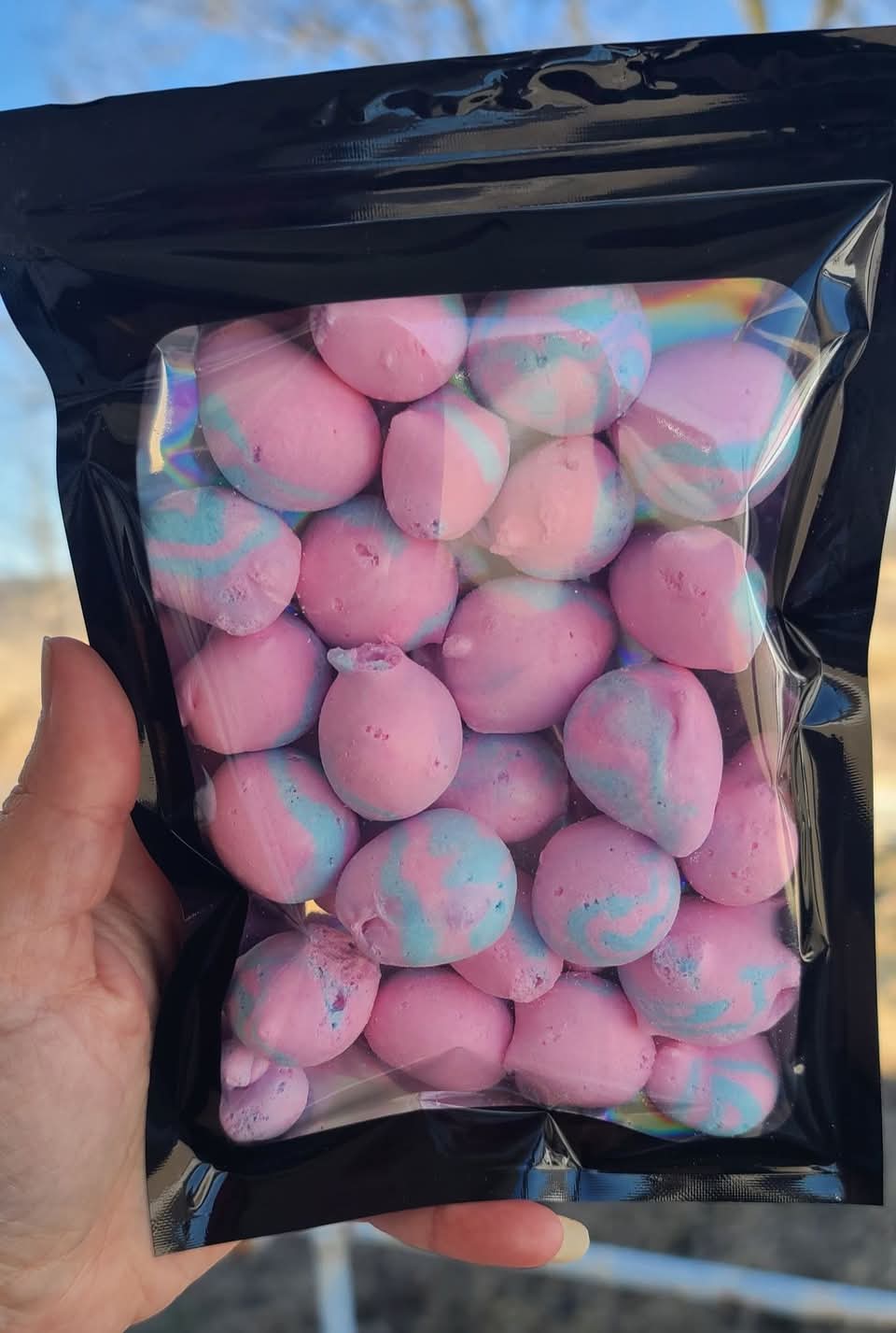 Freeze-Dried Saltwater Taffy – Light, Airy, & Packed with Flavor! 4 oz