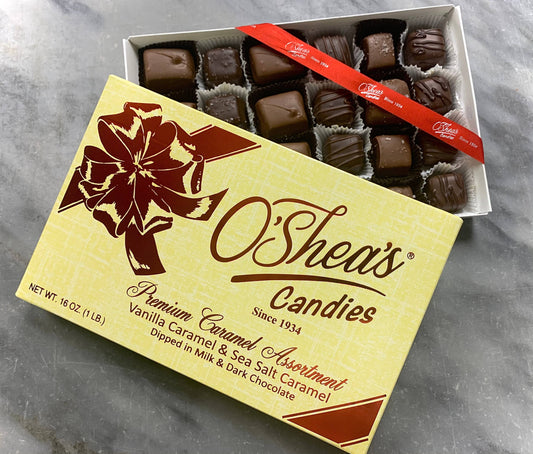 Deluxe Caramel Assortment Milk & Dark Chocolate Gift Box