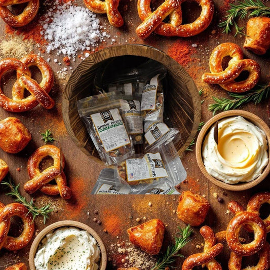Party Box Assortment Flavored Hard Pretzel 1.5oz Bags