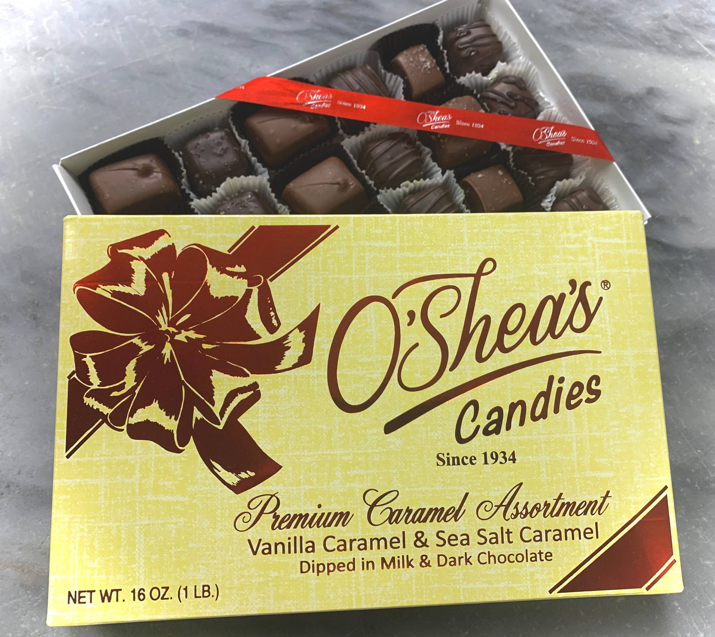 Deluxe Caramel Assortment Milk & Dark Chocolate Gift Box