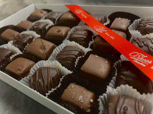 Deluxe Caramel Assortment Milk & Dark Chocolate Gift Box