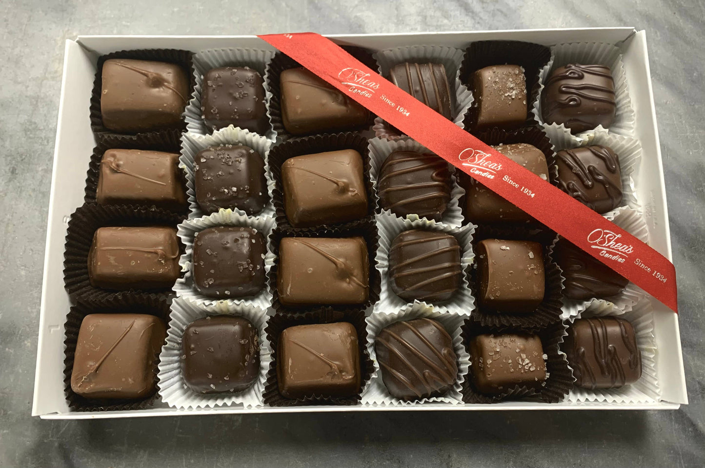 Deluxe Caramel Assortment Milk & Dark Chocolate Gift Box