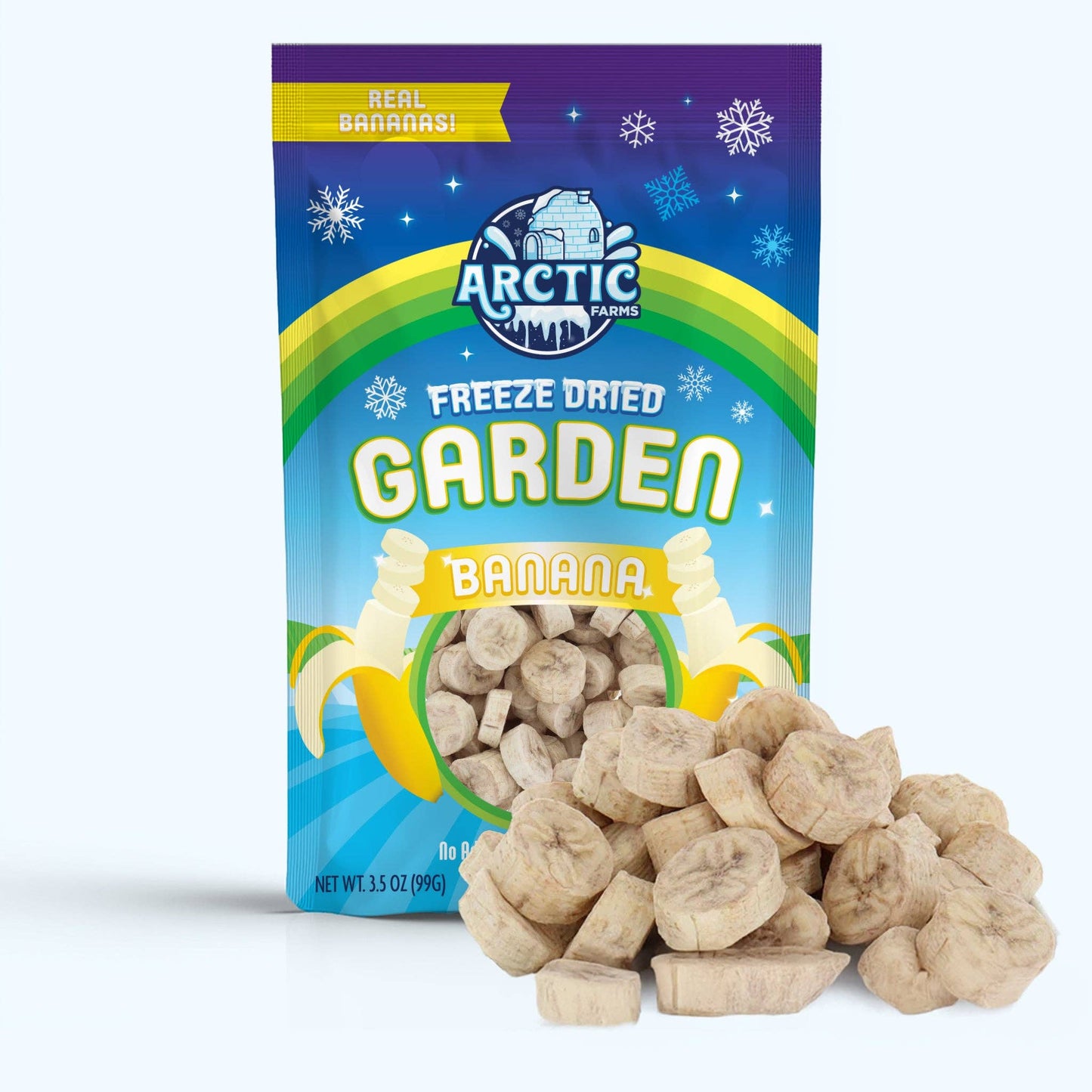 Banana Chips (100% Real Fruit) Freeze-Dried