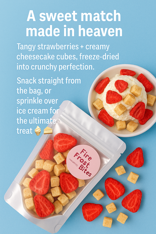 Cheesecake Bites/ Strawberry&Cheesecake Bites / Freeze Dried