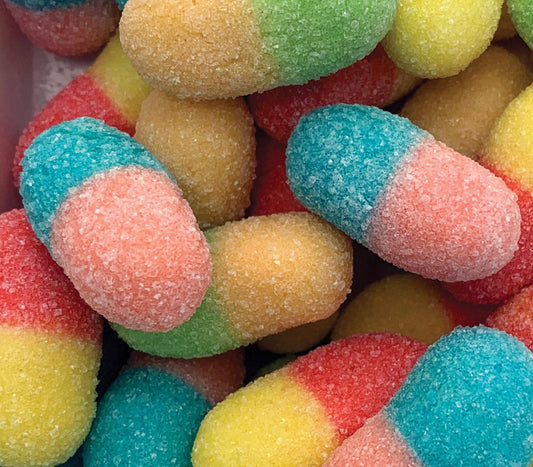 Sour Star Worms- Freeze-Dried