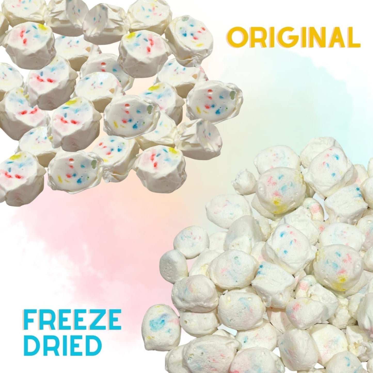 Saltwater Taffy – Freeze-Dried Light, Airy, & Packed with Flavor! 4 oz